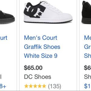 COPY - COPY - DC skater shoe brand, White/Black.